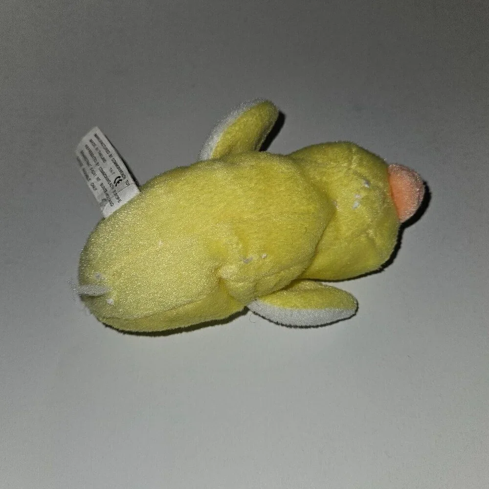VTG Mom's Lil Litter Duck Chick Plush Lot Mom Baby White Yellow Toy Lot 1992